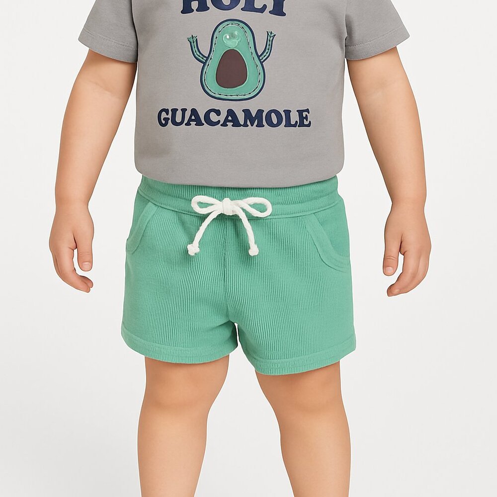 Tucker Tate NORDSTROM Baby Boys Holy Guacamole Shorts Set 6 Mo. Green Gray NEW